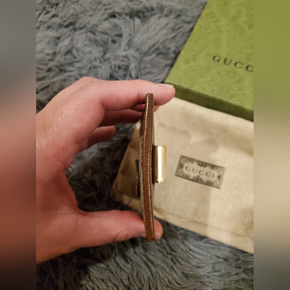 🛑SOLD‼️New- Gucci GG Supreme Money Clip Wallet - Picture 11 of 11